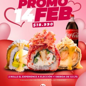 PROMO PARA DOS ♥️ 14F